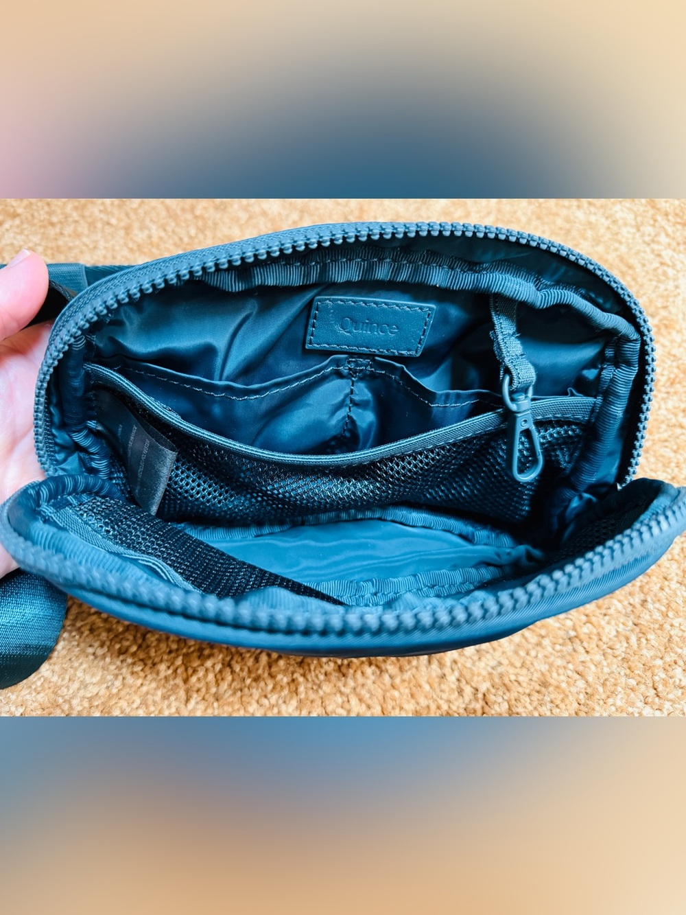 Quince Teal Belt Bag - Picture 4 of 6